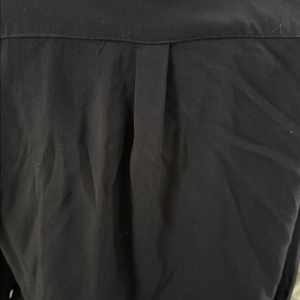 CHICO’s Button Front Tie Shirt - Size 2 - Picture 5 of 16